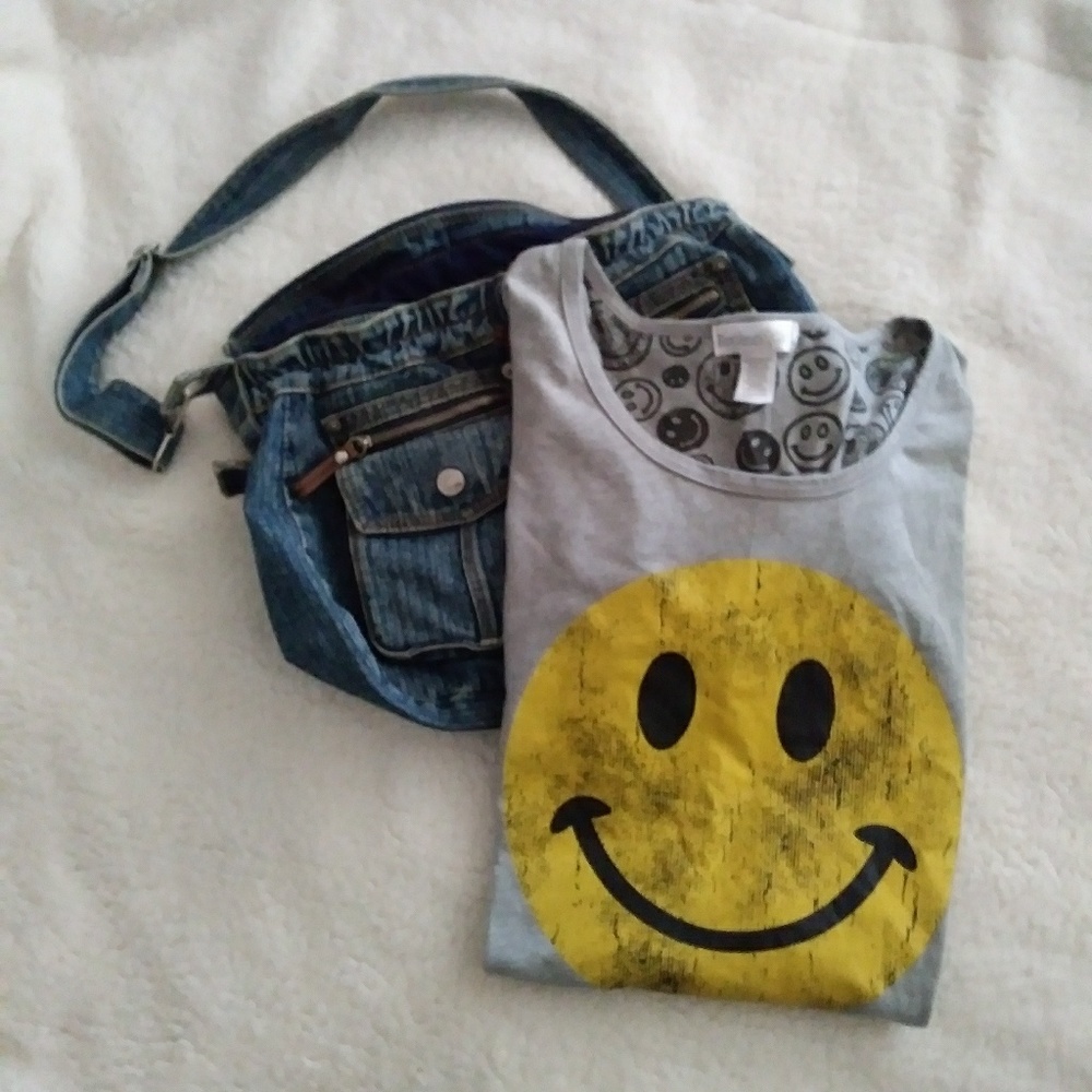 Rocker Girl Smiley Face Shirt